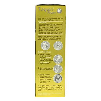 Tugain 10% Foam 60gm - Hair Loss-Oth