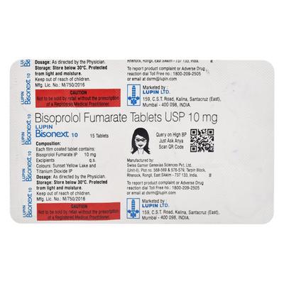 BISONEXT 10 Tablet 15's - Hypertension-Bet