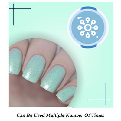 Handmade Press On Gel Nails - Pastle Sea Green 50 gm - Nail Polish