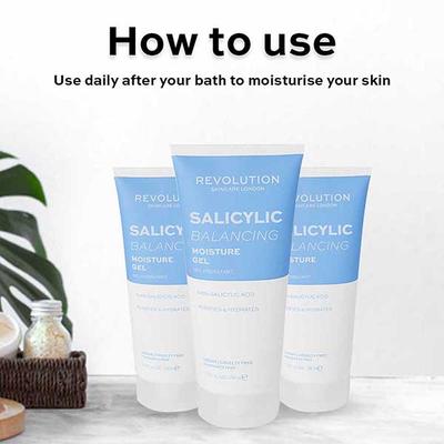 Revolution Body Skincare Salicylic (Balancing) Moisture Gel 200 ml - Face Gels