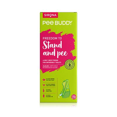 Peebuddy Ladies Stand and Pee Disposable Urination Funnel 20's - Intimate Care