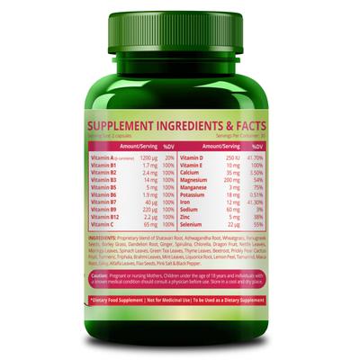 Himalayan Organics Whole Food Multivitamin Vegetarian Capsule - Women 60's - Multi-Vitamins