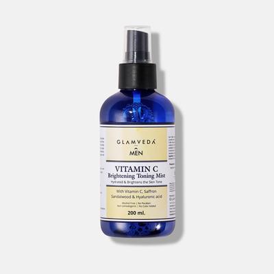 Glamveda Men Vitamin C Brightening Toning Mist 200 ml - Face Mists