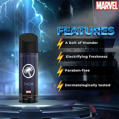 Marvel Doctor Strange, Hulk And Thor Perfume Body Spray Combo 1's - Men Deodorants/Roll-Ons