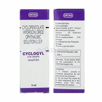 Cyclogyl Eye Drops 5ml - Mydriasis