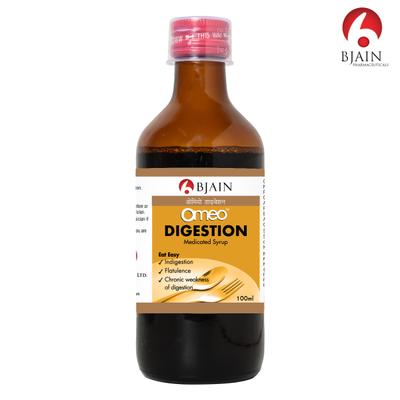 Bjain Omeo Digestion Medicated Syrup 100 ml - Speciality Medicine