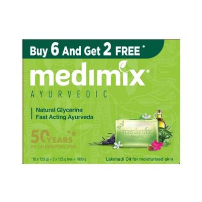 Medimix Ayurvedic Natural Glycerine Soap 8s - Soaps