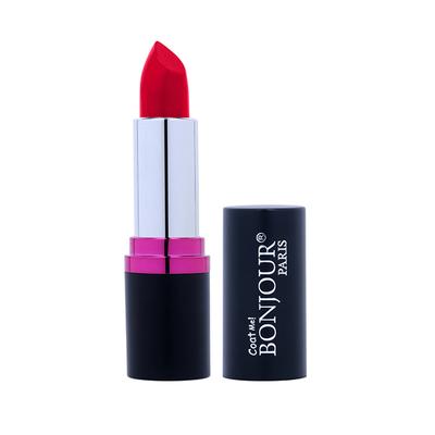 Bonjour Paris Silk Matte Lipstick- Red Rose 4.2 gm - Lipsticks