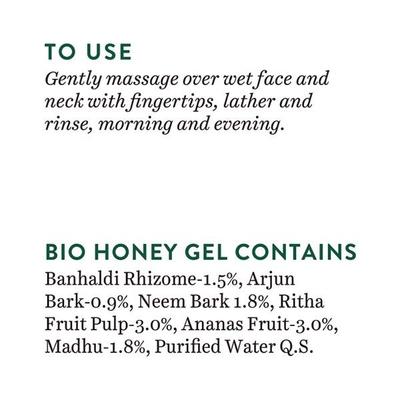 Biotique Bio Honey Gel Refreshing Foaming Face Cleanser - All Skin Types 120 ml - Face Wash & Cleansers