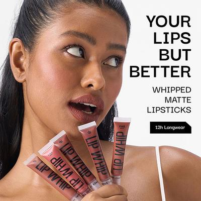 FAE Beauty Lip Whip 12H Matte Liquid Lipstick - Slip 10 gm - Liquid Lipsticks