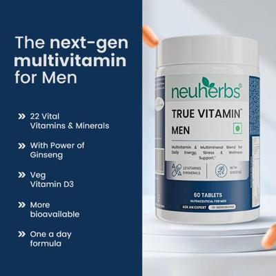 Neuherbs True Vitamin Men Tablets 60's - Multi-Vitamins