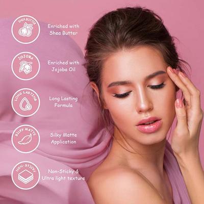 Matt Look My Heart forever Lip Color Palette, Long Lasting - My Heart forever 18 gm - Lip Kits & Palettes