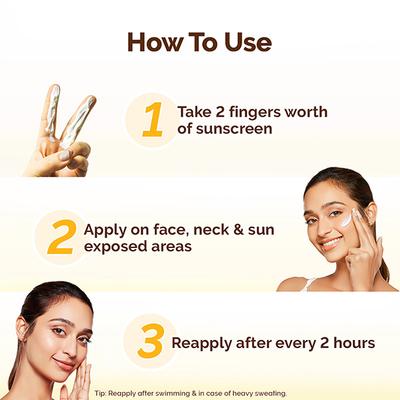 Mamaearth Chia Calming Sunscreen with Chia Seed & Ceramides 50 g - Face Sunscreen