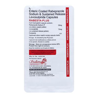 RABESTA PLUS Capsule 10's - Ulcerative Colitis/Bowel Inflammatory Disease-Ant