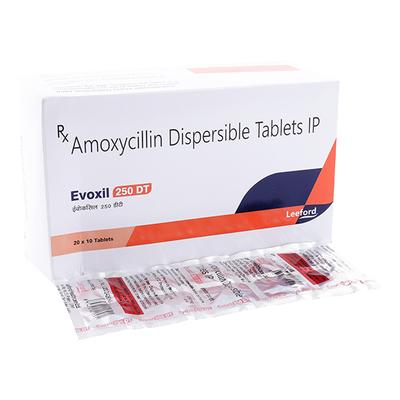 EVOXIL DT 250 Tablet 10's - Bacterial Infections-Pen