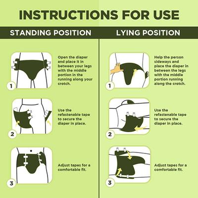 Pee Safe Adult Diaper Medium - Large High Absorbency (pack of 10) 1's - Adult Diapers & Pads