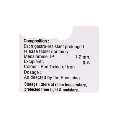 COSALA OD 1.2gm Tablet 10's - Ulcerative Colitis/Bowel Inflammatory Disease-GIT