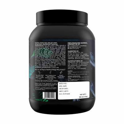 Kapiva Him Foods Testofuel Shilajit Whey Powder - Cookies and Cream 1 kg - Whey Proteins