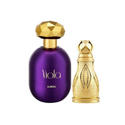 Ajmal Viola EDP Fruity Floral Perfume And Khofooq Concentrated Perfume Oil Woody Oudhy 93 ml - Perfumes (Edt/Edp)