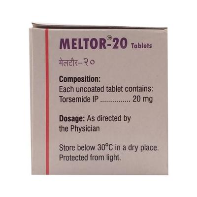 Meltor Meltor 20mg Tablet 10'S : Uses, Side Effects, Price | Netmeds