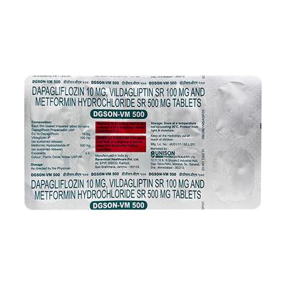 DGSON VM 500 Tablet 10's - Diabetes-Ant