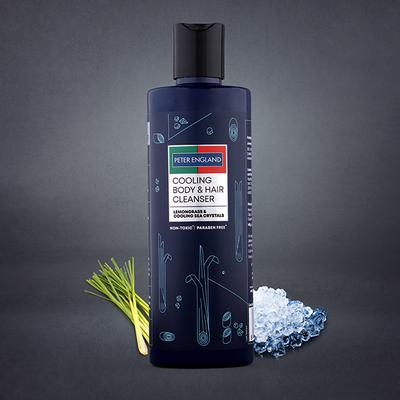 Peter England Cooling Body & Hair Cleanser 250 ml - Shower Gels & Body Wash