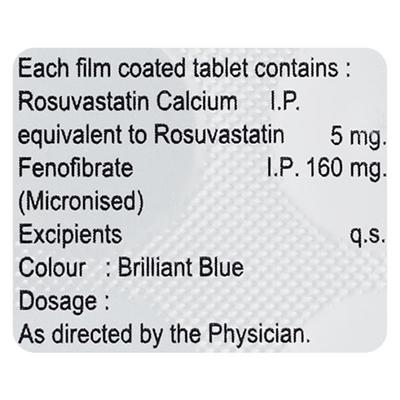 Roliptin 5mg Tablet 10'S - High Cholesterol-Dys