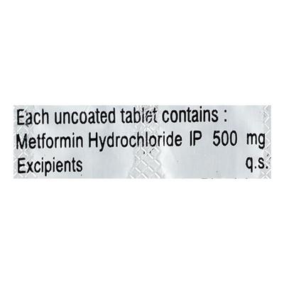 Hilmet 500mg Tablet 10'S - Diabetes-Ant