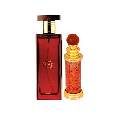 Ajmal Sacred Love EDP Floral Musky Perfume And Classic Oud Concentrated Perfume Oil Woody Oudh 60 ml - Perfumes (Edt/Edp)