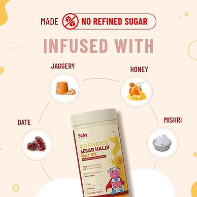 BabyOrgano Nutriverse Kesar Haldi Daily Mix 300 g - Feeding & Nursing