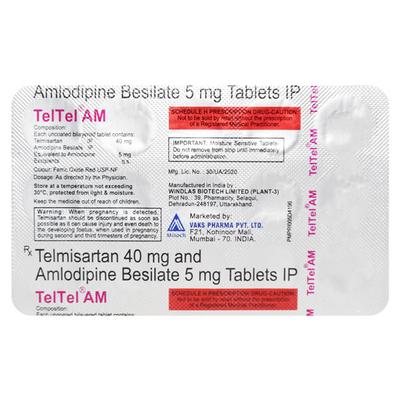 TELTEL AM Tablet 15's - Hypertension-Ana