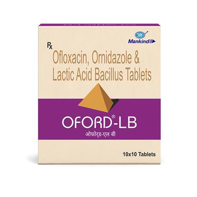 Oford LB Tablet 10'S - Bacterial Infections-Qui