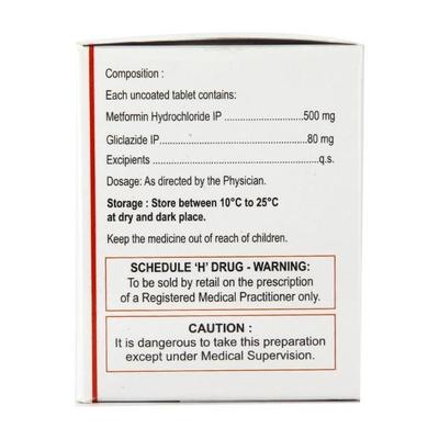 Cyblex M 80mg Tablet 15'S - Diabetes-Ant
