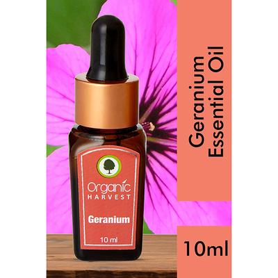 Organic Harvest Geranium Essential Oil 10 ml - Essential Oils