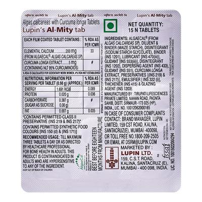 LUPIN'S AL MITY Tablet 15's - Supplements-Cal