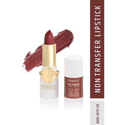 Insight Cosmetics Non Transfer Matte Lipstick - Bare With Me 4.2 gm - Lipsticks