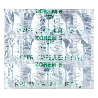 Zorem 5mg Capsule 15'S - Hypertension-ACE