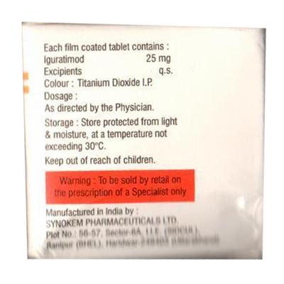 ZYRAMOD 25 Tablet 10's - Arthritis-Dis