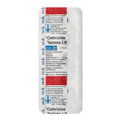 CZ 3 Tablet 10'S - Allergies-Ant