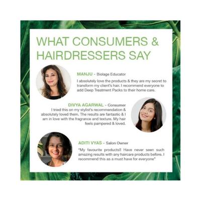 Biolage SMOOTHPROOF Deep Treatment Pack for Frizzy Hair (Vegan & Paraben Free) 100 ml - Conditioners