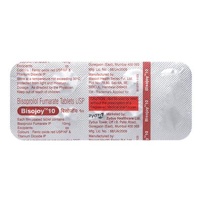 BISOJOY 10 Tablet 10's - Hypertension-Bet