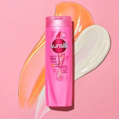 Sunsilk Lusciously Thick & Long Shampoo With Keratin, Yoghurt Protein & Macadamia Oil For 2X thicker & Fuller Hair 1000 ml - Shampoos