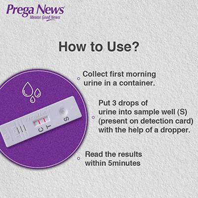 Prega News Card Device 1's - Pregnancy Testing Kit