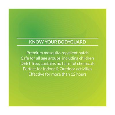 Bodyguard Natural Anti Mosquito Patch 12's - Mosquito Repellent