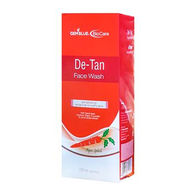 Gemblue Biocare Face Wash - De-Tan 150 ml - Face Wash & Cleansers