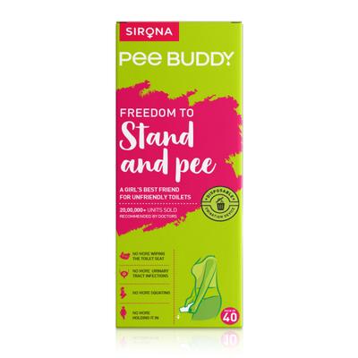 Peebuddy Ladies Stand and Pee Disposable Urination Funnel 40's - Intimate Care