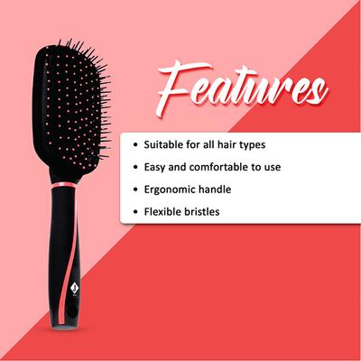 Jaquline USA PADDLE BRUSH MEDIUM (TREND) 100 gm - Hair Brushes