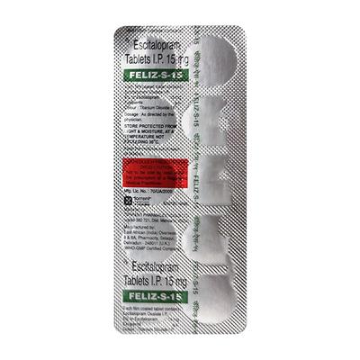 FELIZ S 15 Tablet 10's - Depression-Ant