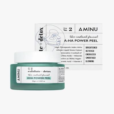 AMINU The instant facial - AHA Power Peel 50 gm - Masks & Peels
