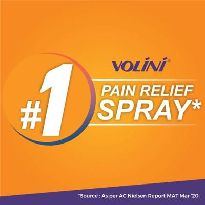 Volini Pain Relief Spray 15 gm with Free Volini Pain Relief Gel 4 gm - Pain Relief Spray